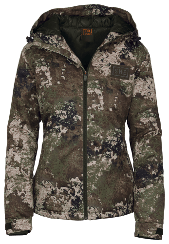 Outdoor Camo Hunting Fishing Coat Lightweight Padded Tree Pattern