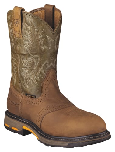 Ariat Workhog Safety Toe Pull On Work Boots for Men Bass Pro Shops