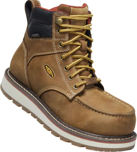 KEEN Utility Cincinnati 6 Waterproof Carbon Fiber Toe Work Boots for Ladies