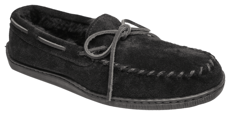Minnetonka Moccasin Sheepskin Hardsole Mocs for Men