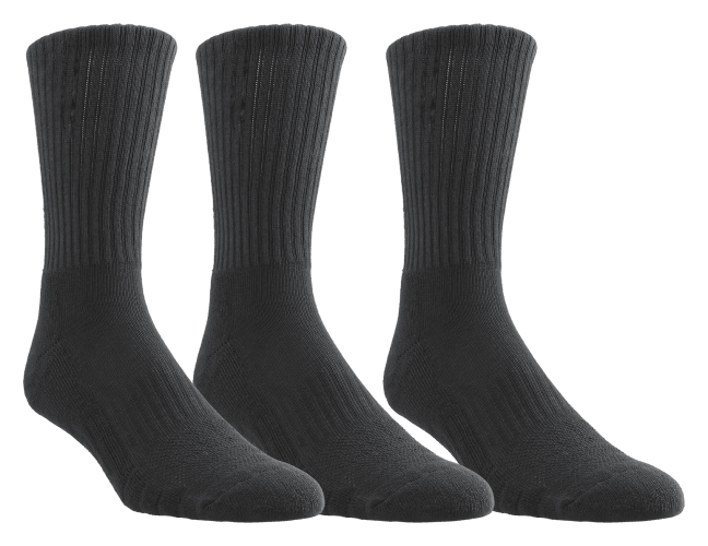 Under Armour Training Cotton Crew Socks for Men 3-Pair Pack