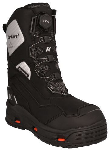 Korkers Men's Polar Vortex 600 w/ Snowtrac Sole - Black - 11