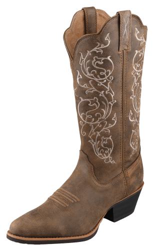 Twisted X Embroidered Western Boots for Ladies
