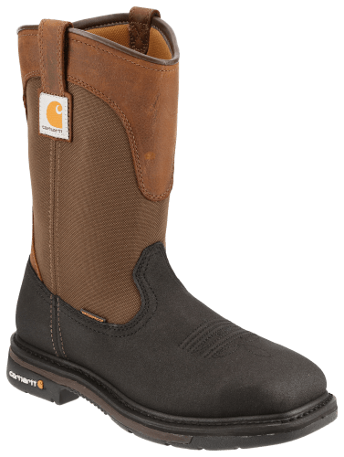 Carhartt Square Steel Toe Waterproof Wellington Work Boots for Men
