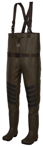 White River Fly Shop Rubber Boot-Foot Waders for Men