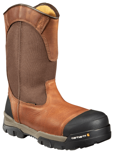 Waterproof work sales boots pull on