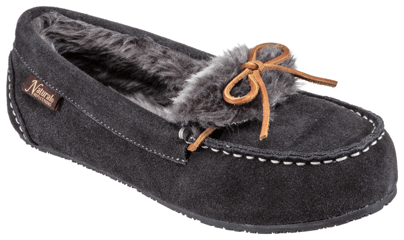 Real fur moccasins clearance