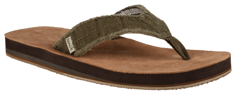Sanuk Fraid Not Soft-Top Thong Sandals for Men
