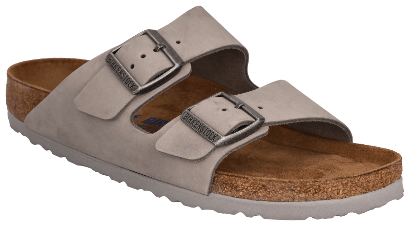 Birkenstock arizona soft footbed nubuck leather deals