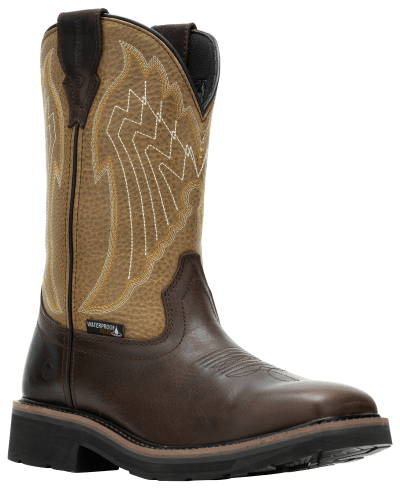 Wolverine Rancher Eagle Waterproof Steel Toe Wellington Work Boots for Men