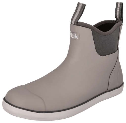 Huk Men's Rogue Wave Grey Size 14 High-Performance Fishing Ankle Boots