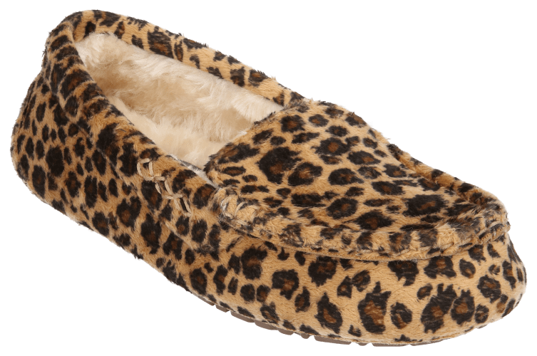 Leopard print 2025 womens slippers