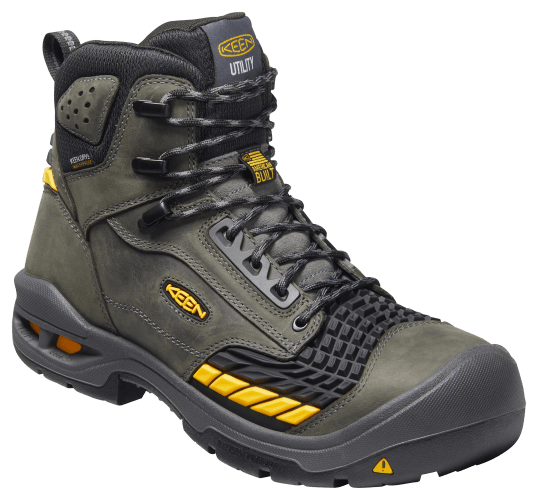 KEEN Utility Troy 6'' Waterproof Carbon-Fiber Toe Work Boots for