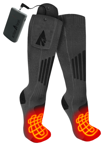ActionHeat AA Battery-Heated Wool Socks