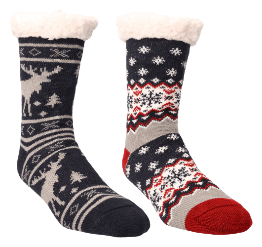 Natural Reflections Cozy Socks for Ladies 2-Pair Pack