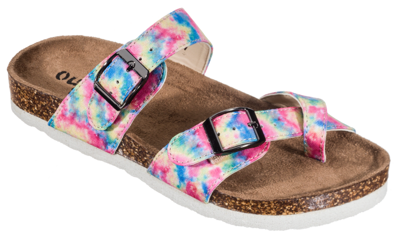 Kids double sale buckle sandals