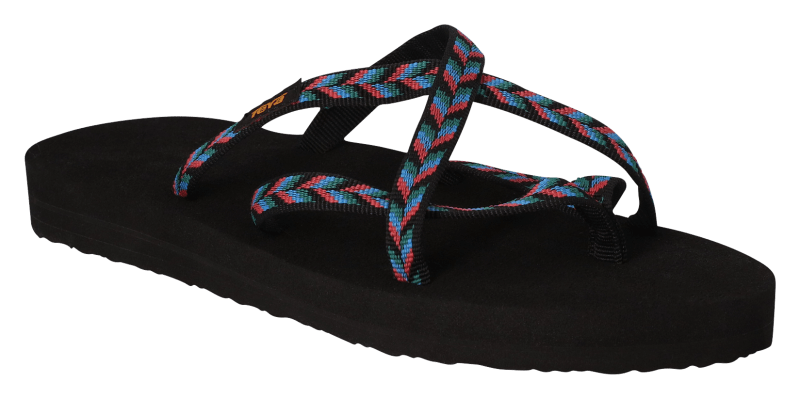 Teva Olowahu Flip-Flop Sandals Open-Toe Strapping Black Women