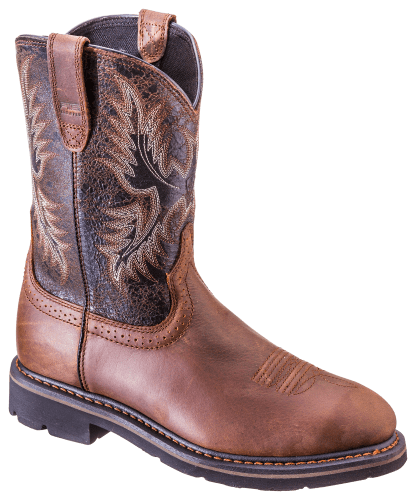 Ariat Sahara Pull On Roper Toe Work Boots for Men Bass Pro Shops