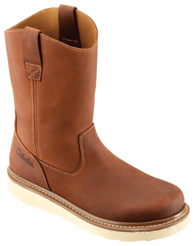 Wellington pull on work boots top