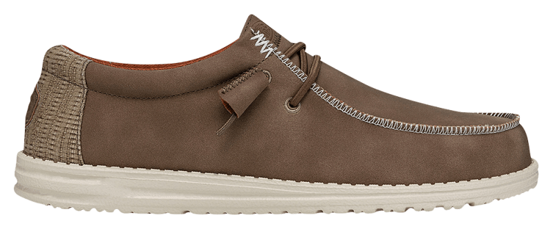 HEYDUDE Wally Fabricated Leather Casual Shoes for Men