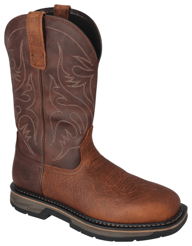Redhead Ranch Ridgedale Work Waterproof Wellington Boots for Men Tan Brown 13M
