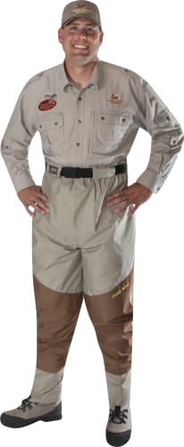Caddis Deluxe Breathable Waist Waders - Taupe L