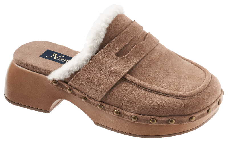 Natural Reflections Jeda Penny Platform Clogs for Ladies