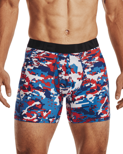 Under Armour Tech 6 Patterned Boxerjock Shorts for Men