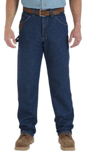 Mens Wrangler Rugged Relaxed Fit Denim Antique Indigo