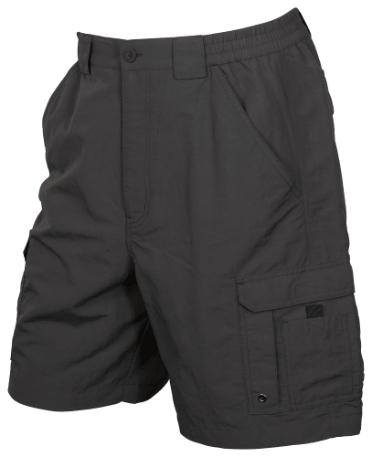 All in Motion Boys' Quick Dry HYBRID Board Shorts – Black / Gray