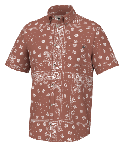 Huk Hukdana Kona Short-Sleeve Button-Down Shirt for Men