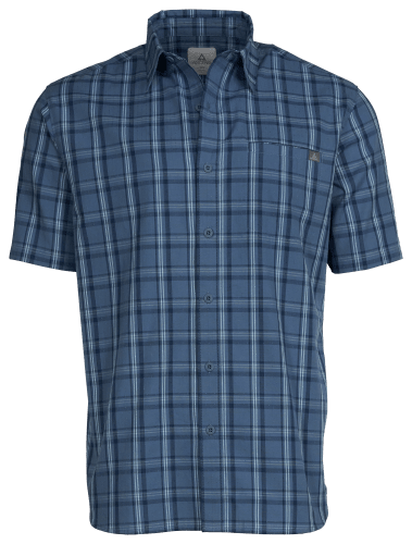CABELA'S Full Button Short Sleeve Hunter Green Fishing Shirt Men's Size XL
