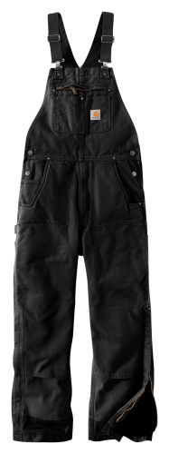 Carhartt Quilt Lined Washed Duck Bib Overalls for Men Cabela s