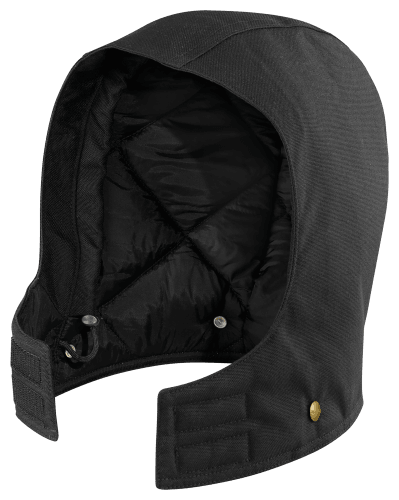 CARHARTT Hooded Jacket: Jacket, Men's, Jacket Garment, 5XL, Black, Regular,  Cotton, 12 oz Fabric Wt