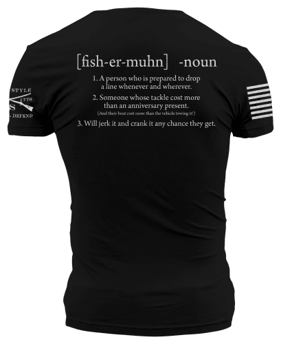 Grunt Style Fisherman Defined Short-Sleeve T-Shirt for Men