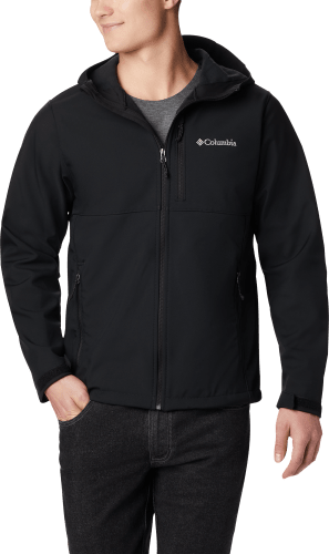 Mens softshell hooded jacket hot sale