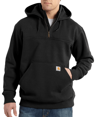 Product Name: Carhartt Men's Rain Defender Thermal Lined Zip Hooded Work  Sweatshirt