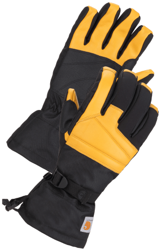 Heavy Duty Leather Work Gloves Pair - Head, Hand Eye Protection