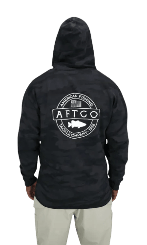 AFTCO Bass Patch Long-Sleeve Hoodie for Men