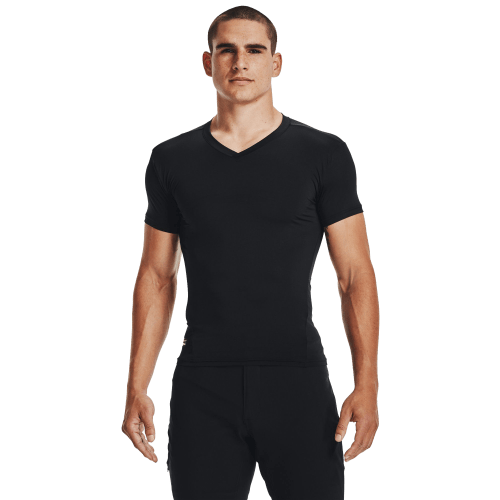 Under Armour Tactical HeatGear Compression V-Neck Short-Sleeve T