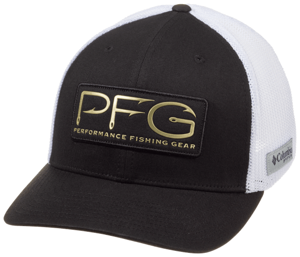 Columbia PFG Hat Performance Fishing Gear Hat Unisex L/XL Mesh Trucker Hat  As Is 