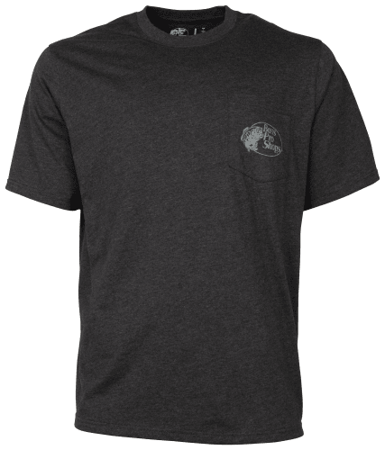 Bass Pro Shops Short-Sleeve Pocket T-Shirt for Men - Black Heather - S