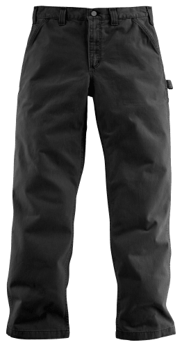Washed twill relaxed fit work pant top