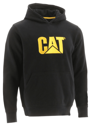 Cat Trademark Hoodie, Men's Yellow Black