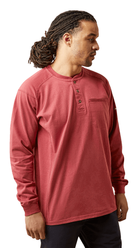 Ariat FR Air Long Sleeve Henley for Men Bass Pro Shops