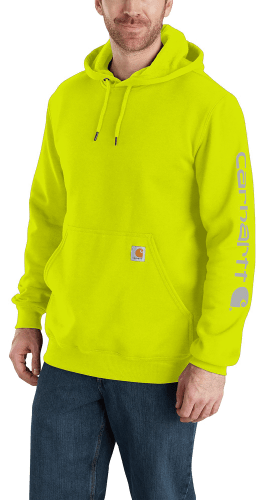 Carhartt Loose-Fit Midweight Logo Hoodie for Men