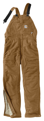 Carhartt fr bibs quilt lined sales
