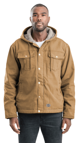 Berne washed on sale hooded work coat