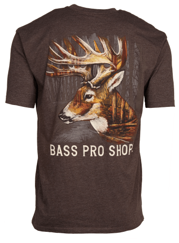 Bass Pro Shops Deer Wildlife Graphic Short-Sleeve T-Shirt for Men