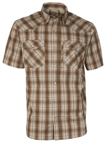 RedHead Elk River Vented Plaid Short-Sleeve Shirt for Men